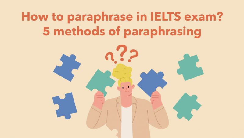 tips for ielts paraphrasing